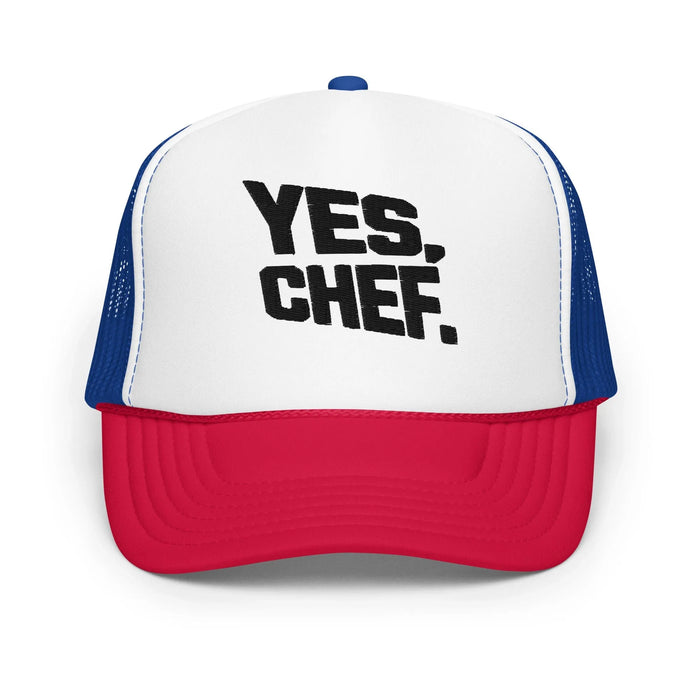 White / Royal / Red / One Size Fits Most / Trucker Hat | Embroidered