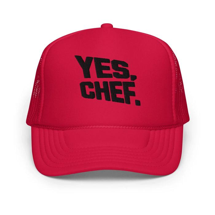 Red / One Size Fits Most / Trucker Hat | Embroidered